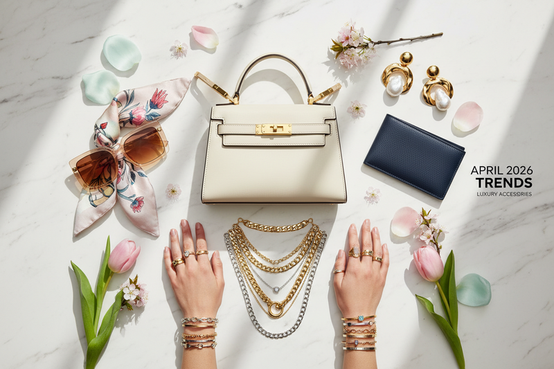 Top Accessories Trends April 2026: Bags, Sunglasses, Jewelry for Women and Men
