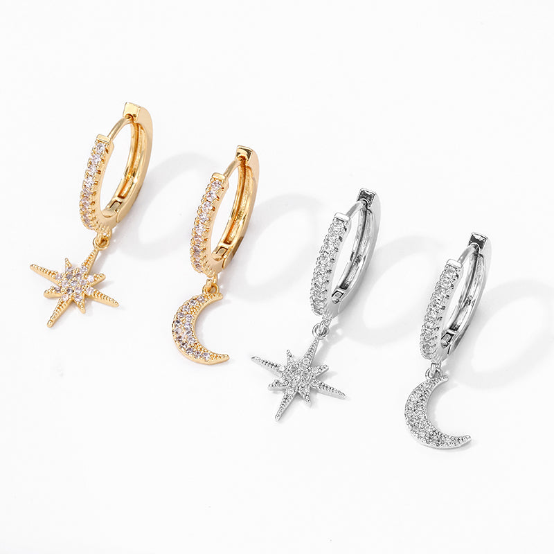Minimal celestial earrings lightweight everyday style