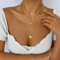 Aurevia Coin Layered Necklace