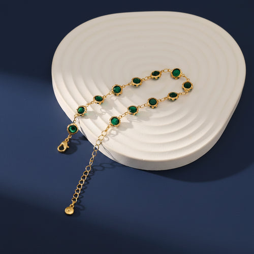 Éloire French Gold Bracelet with elegant retro chain design